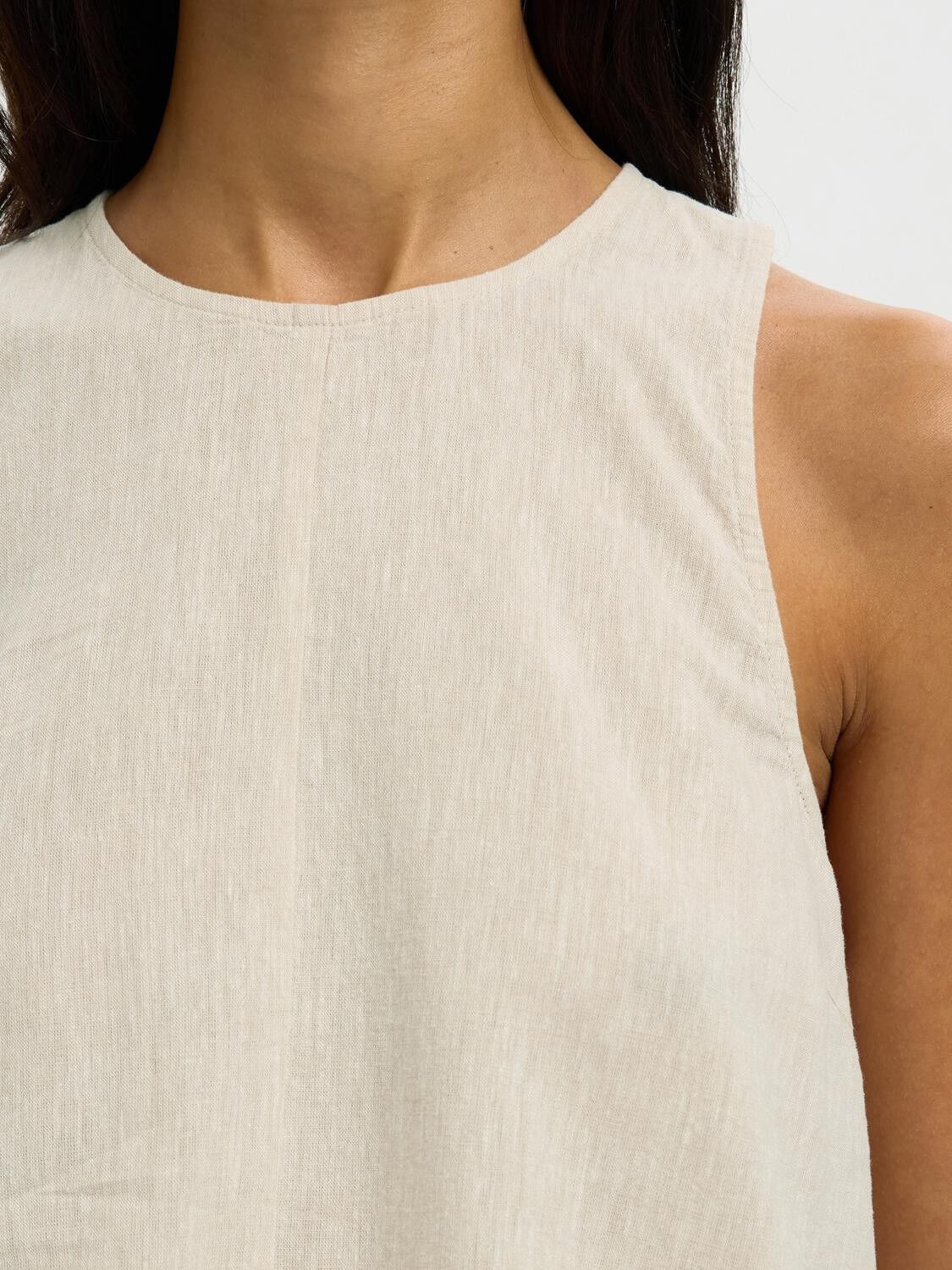 Slwluisa Sl Linen Blend Top Noos