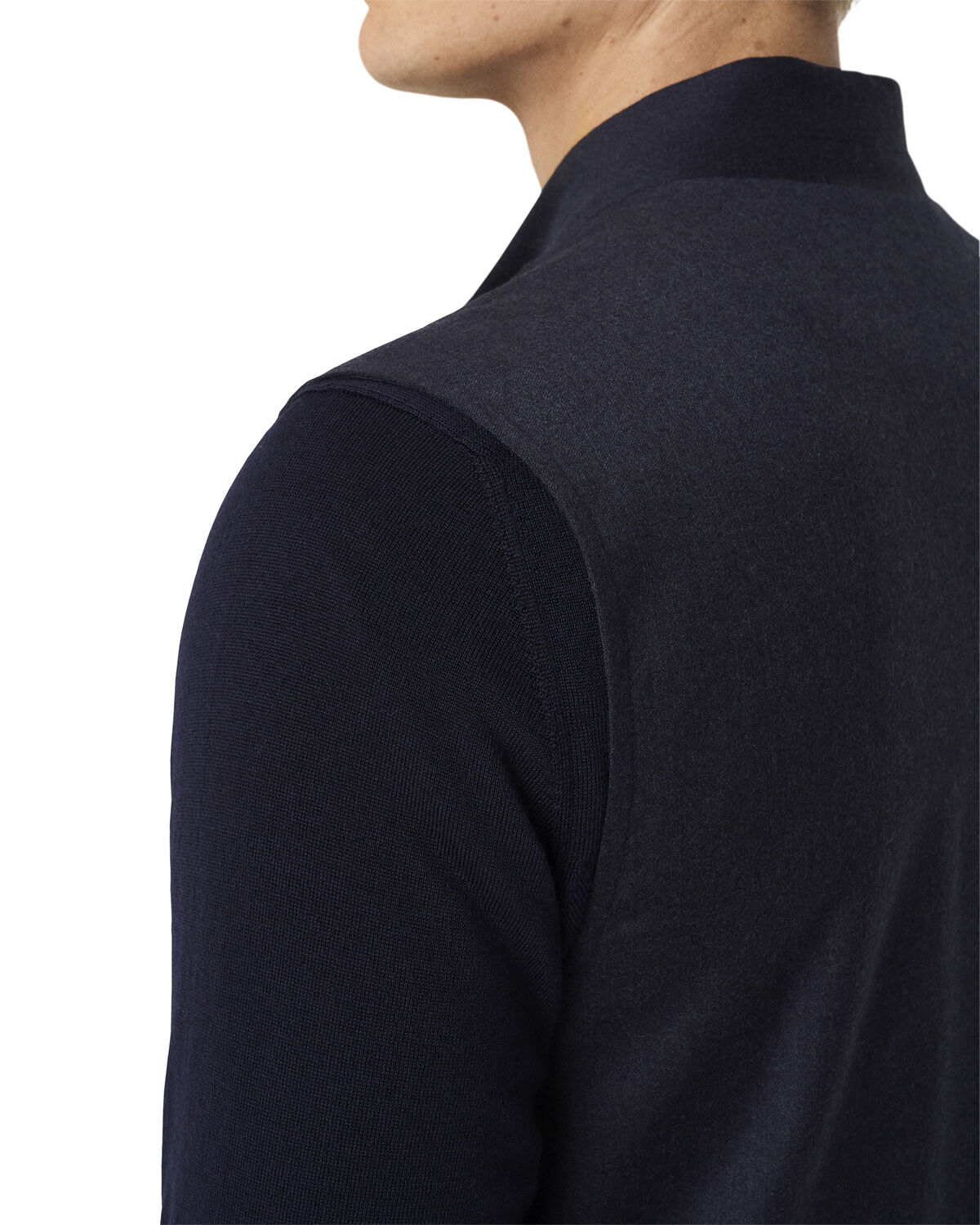 Navy Blue Wool Flannel Vest