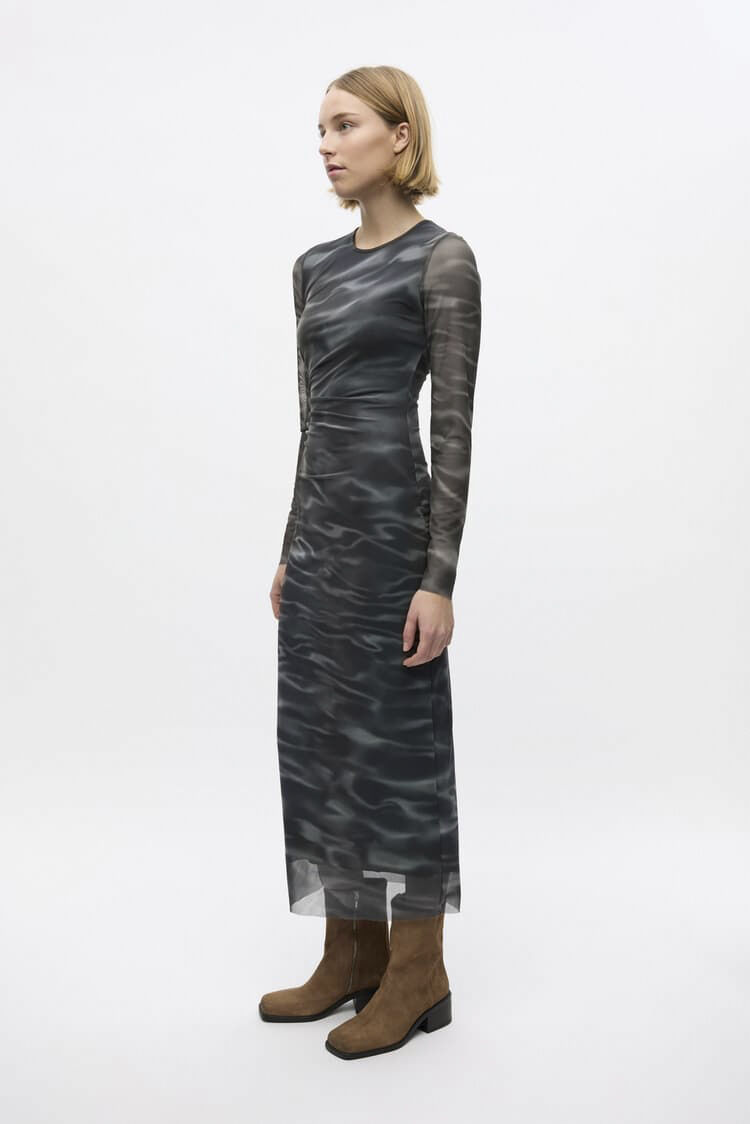 ENLOMOND LS DRESS AOP 7042