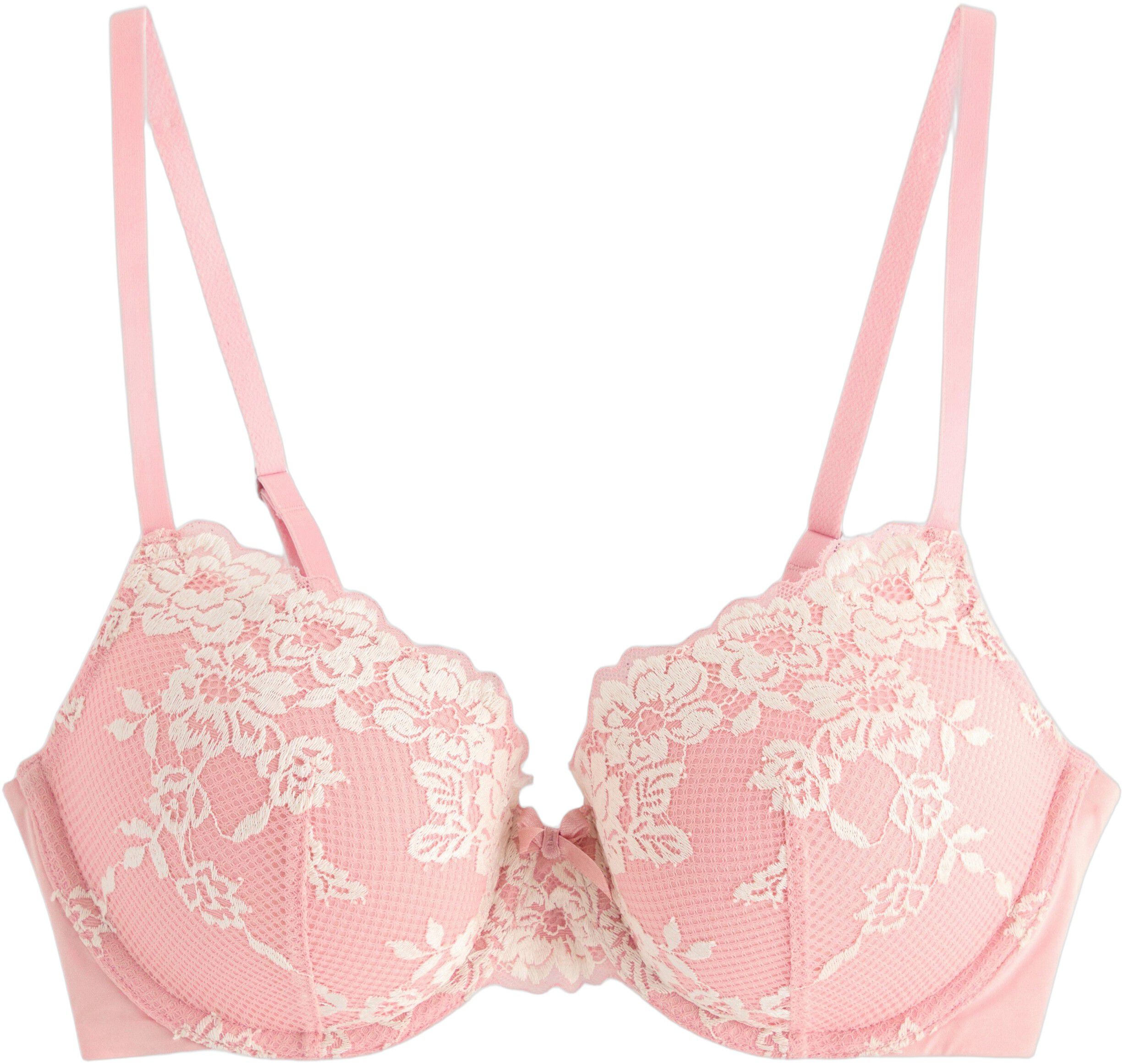 Lilja t-skjorte-BH med blonder