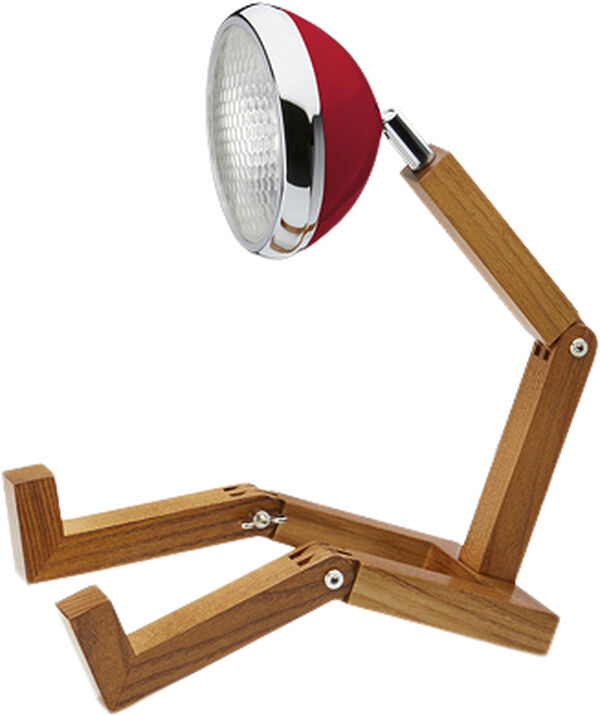 Mr. Wattson Original Table Lamp, 12V, G4 LED, Ash - Flash Red