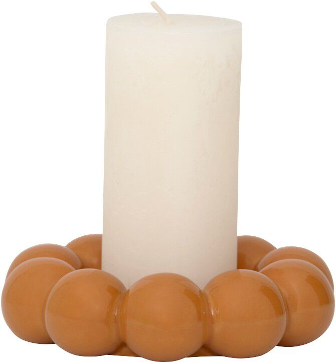 Urban Nature Culture candle holder Talon, golden orange