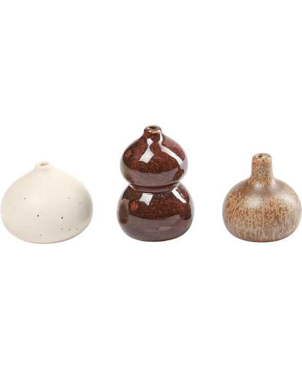 Komo Mini Vases - Set of 3 - Multi
