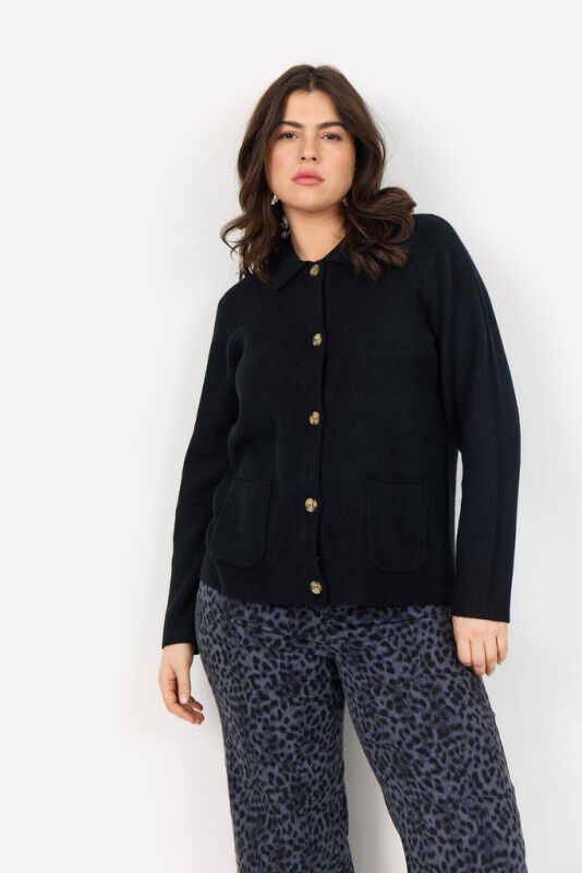 Curvy WA-NANINE 4 Cardigan Sort