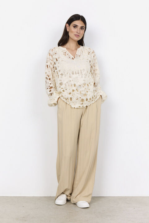 SC-PAJA 1 Bluse Creme
