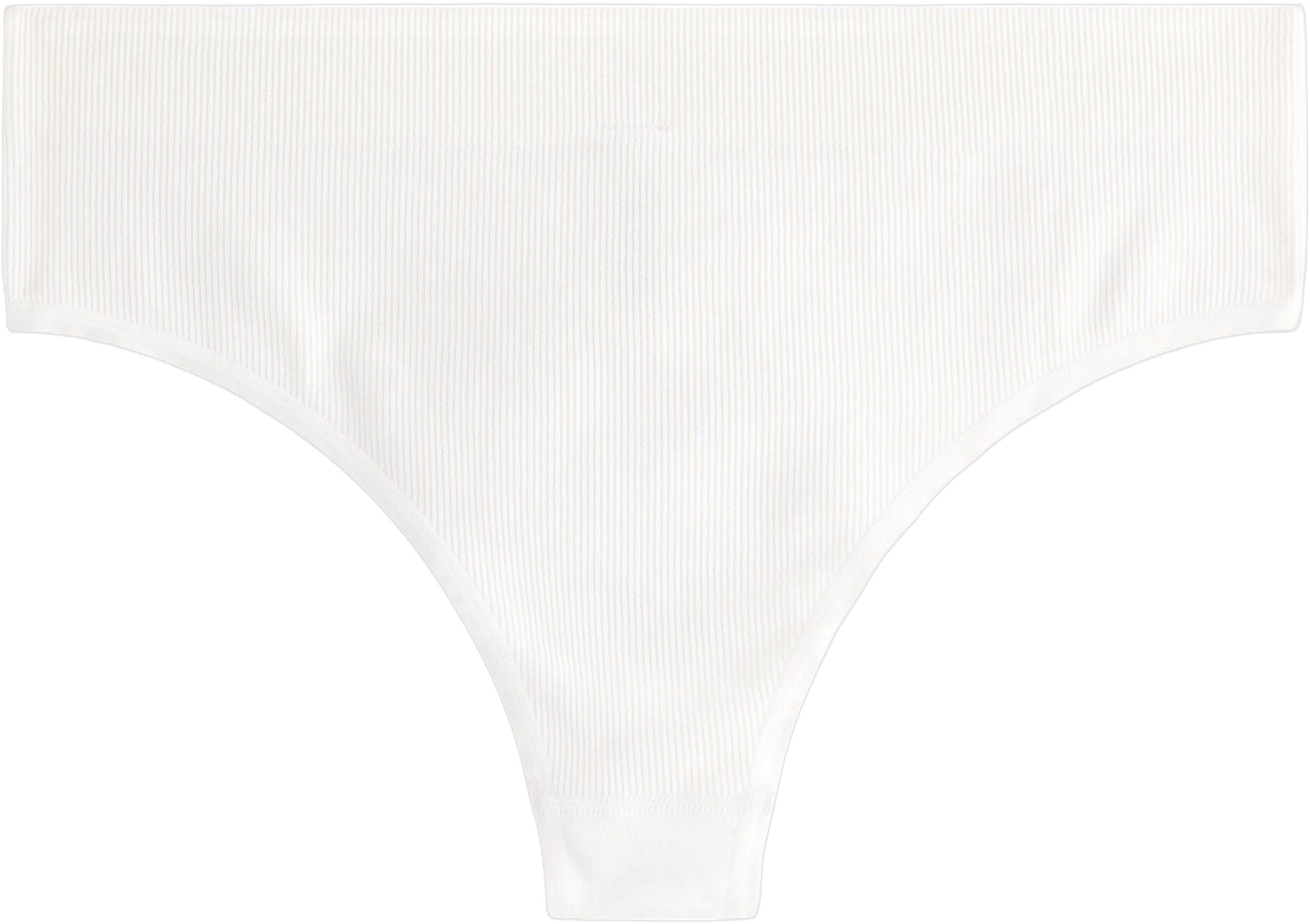 High waist brazilian briefs with a
