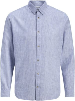 JJESUMMER LINEN BLEND SHIRT L/S SN