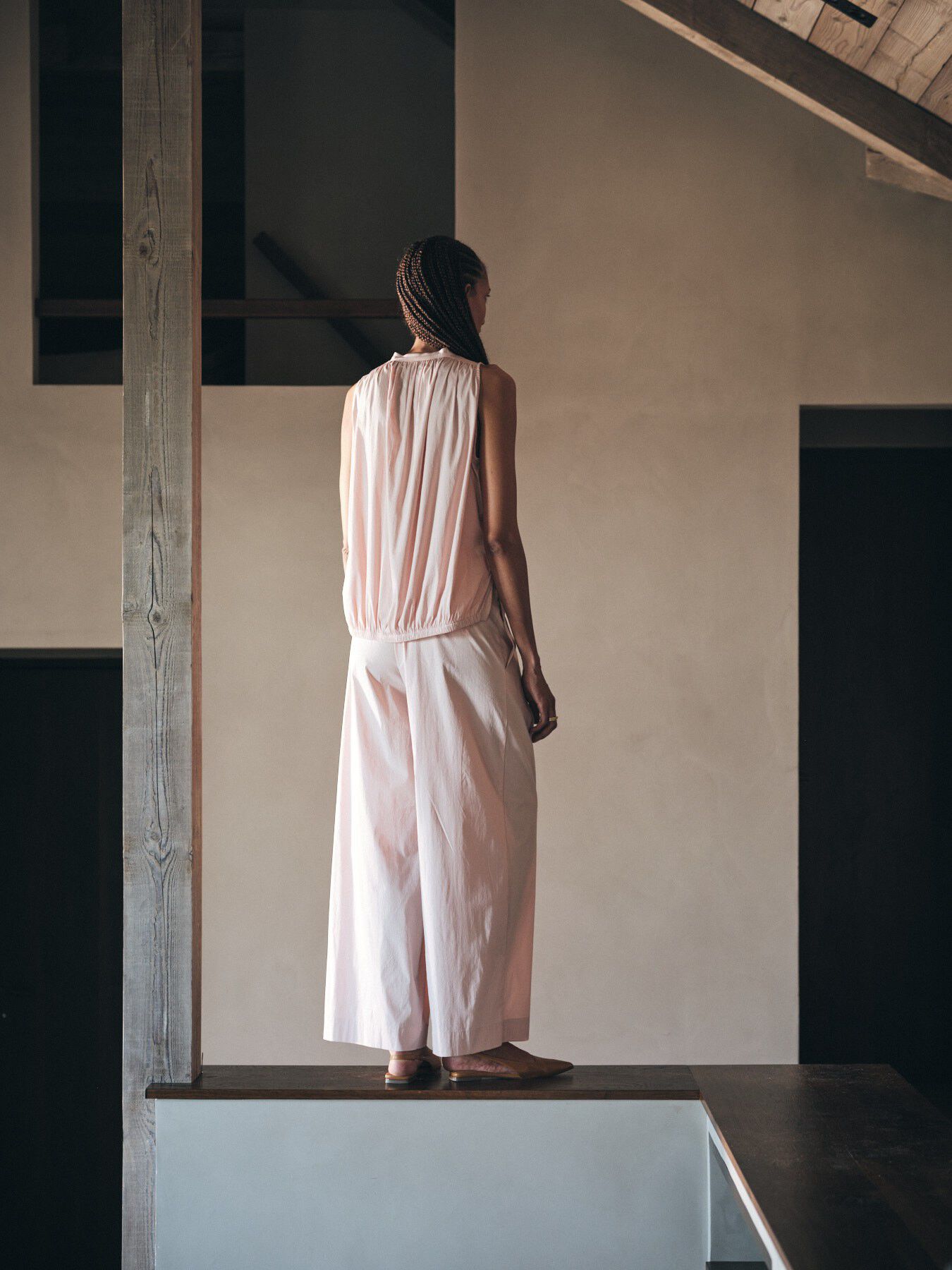 Papery parallel pants - Enel