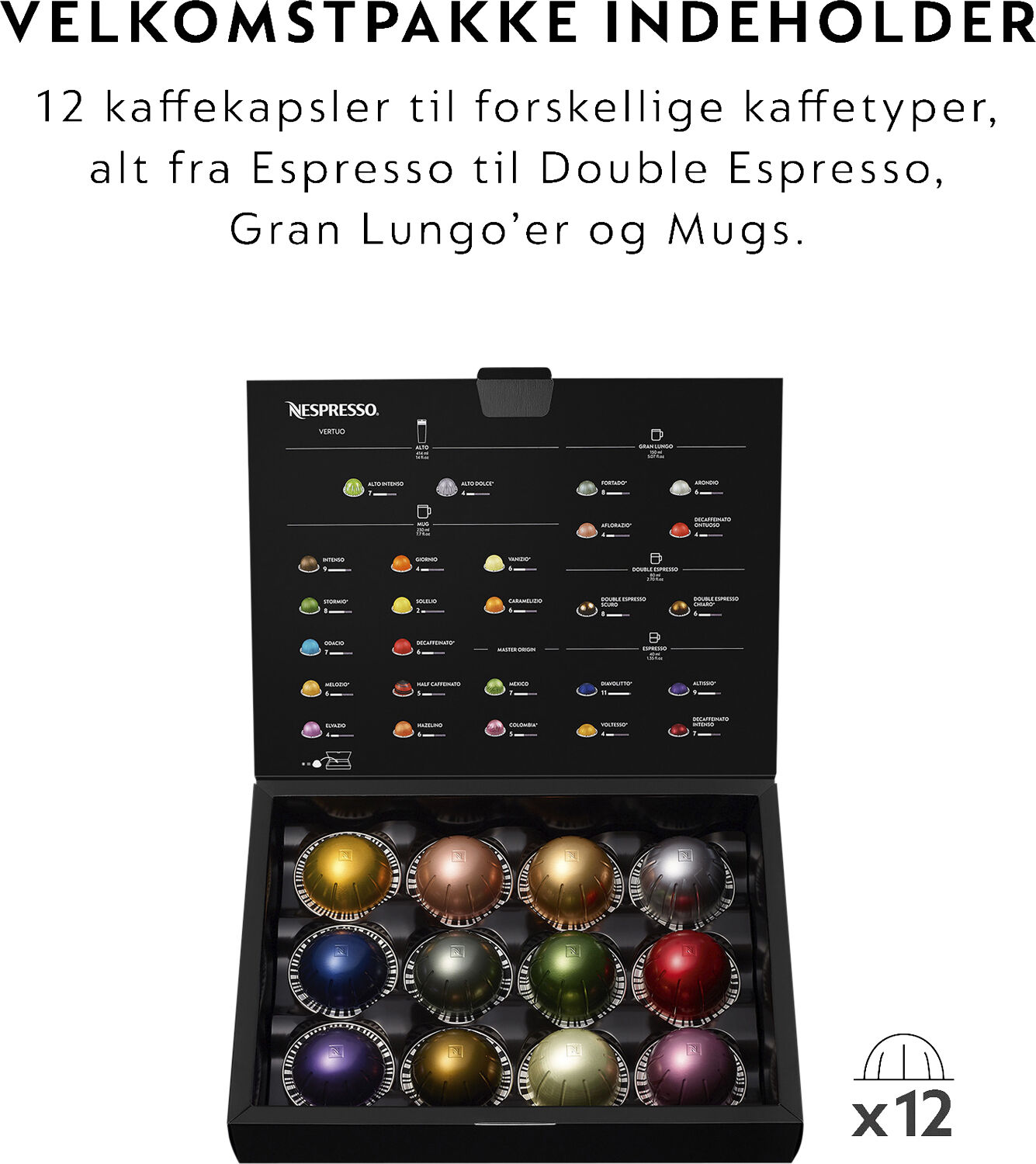 Nespresso Vertuo Next kaffemaskine fra De'Longhi&reg;, Matt Blac