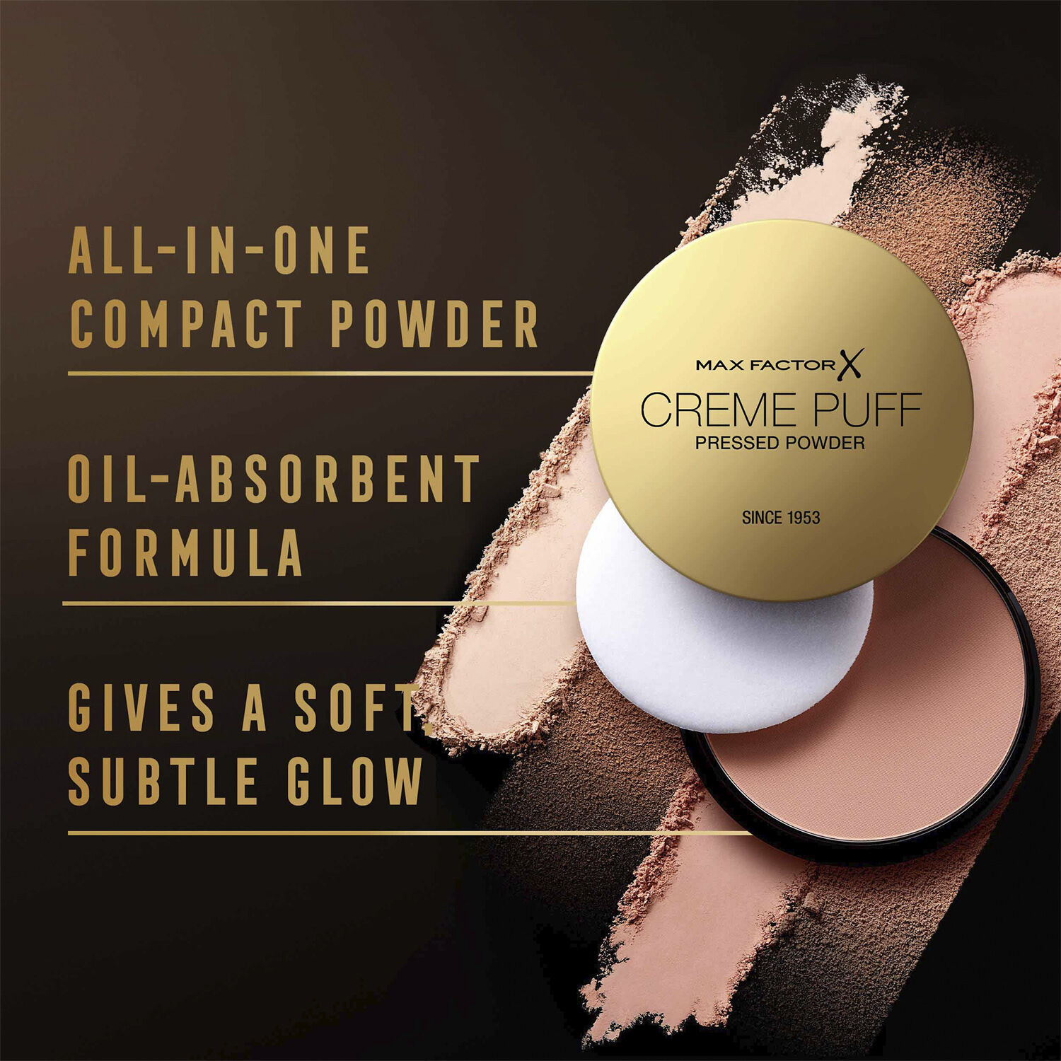 Max Factor Creme Puff Pressed compact Powder, 05 Translucent, 14 g