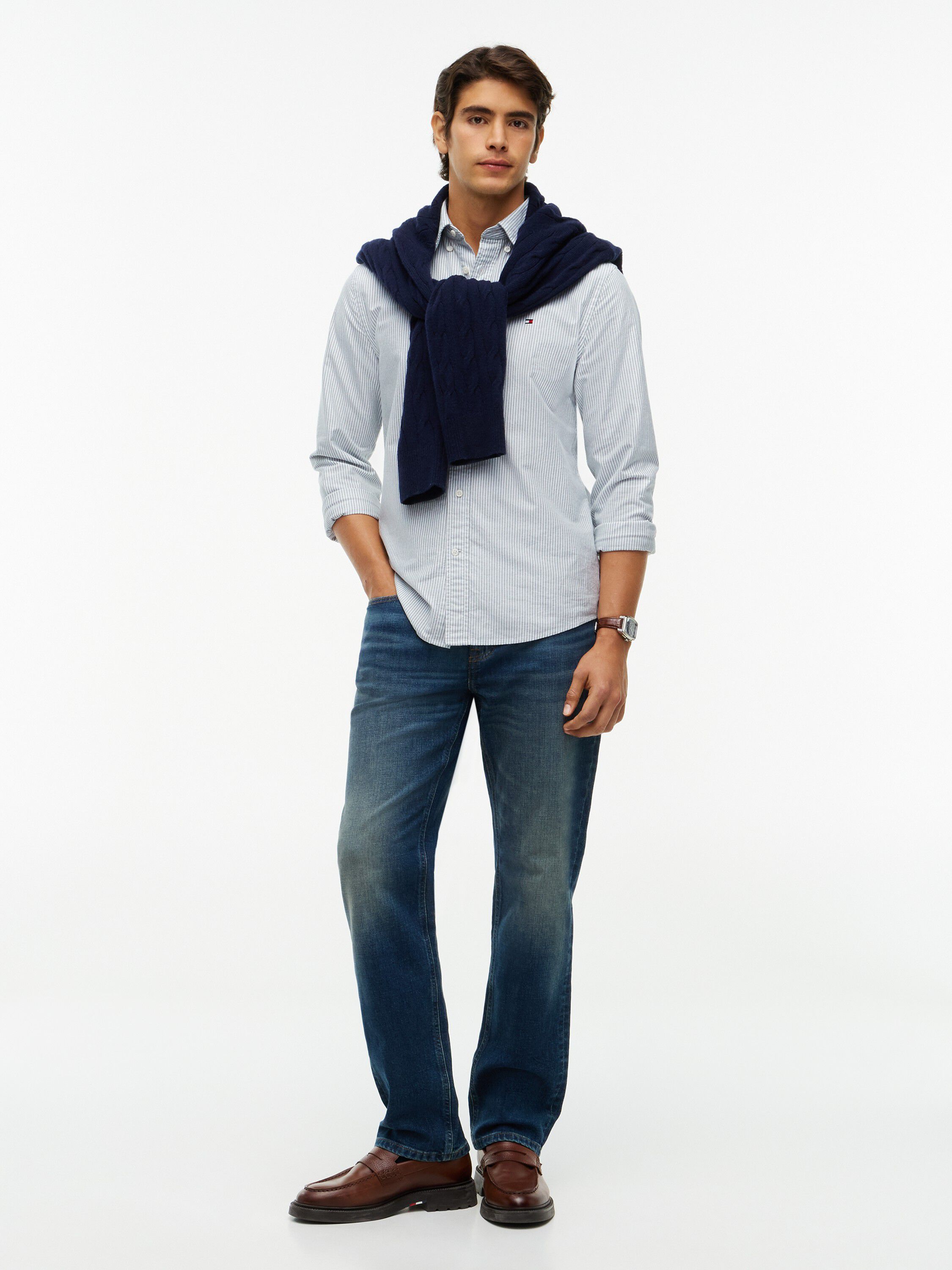 HERITAGE OXFORD STRIPE RF SHIRT