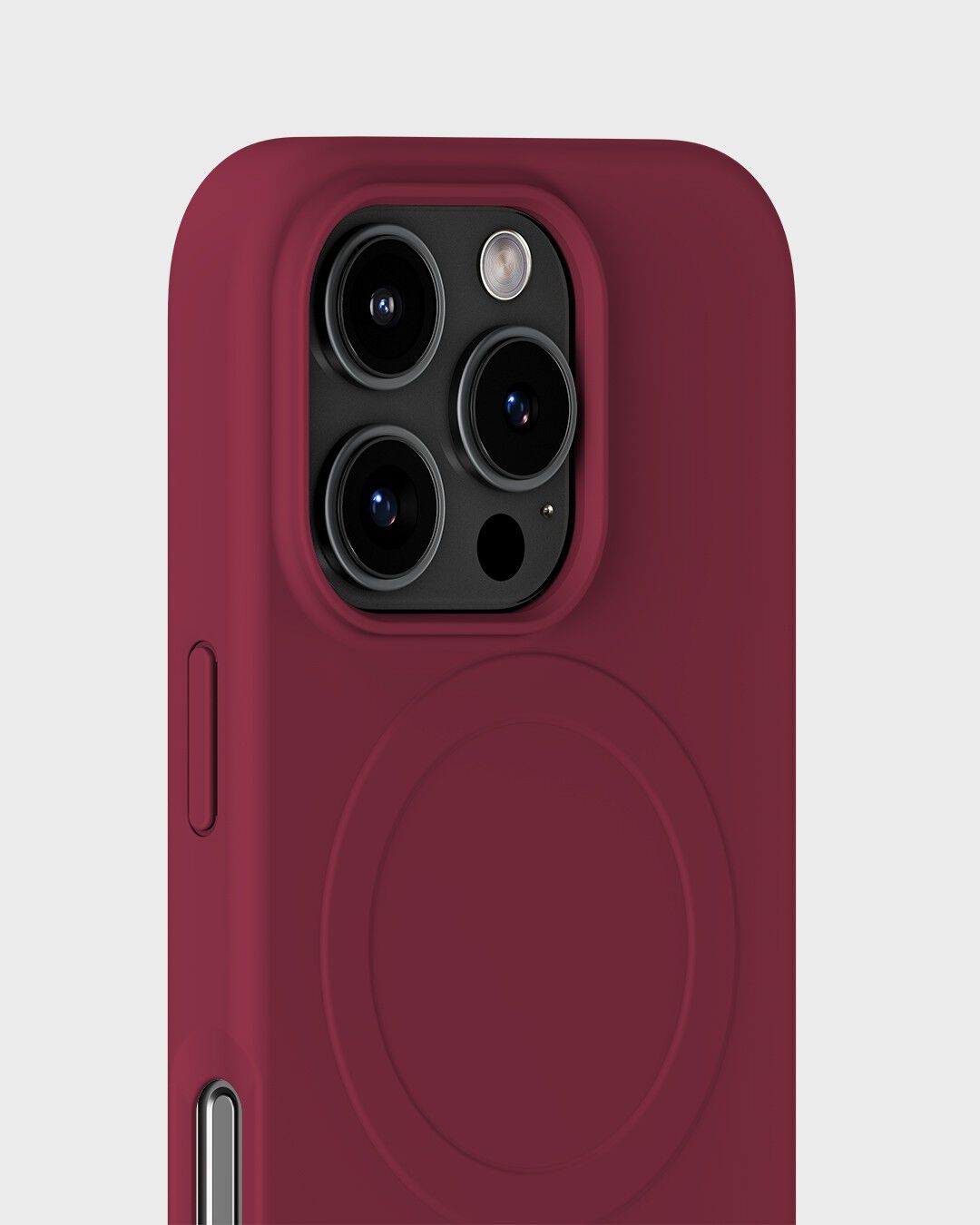 Soft Magsafe Case iPhone 16 Pro Max Red Velvet