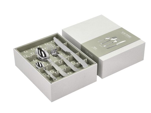 Bestikksett Rejka 16 deler Matt/blankt stål