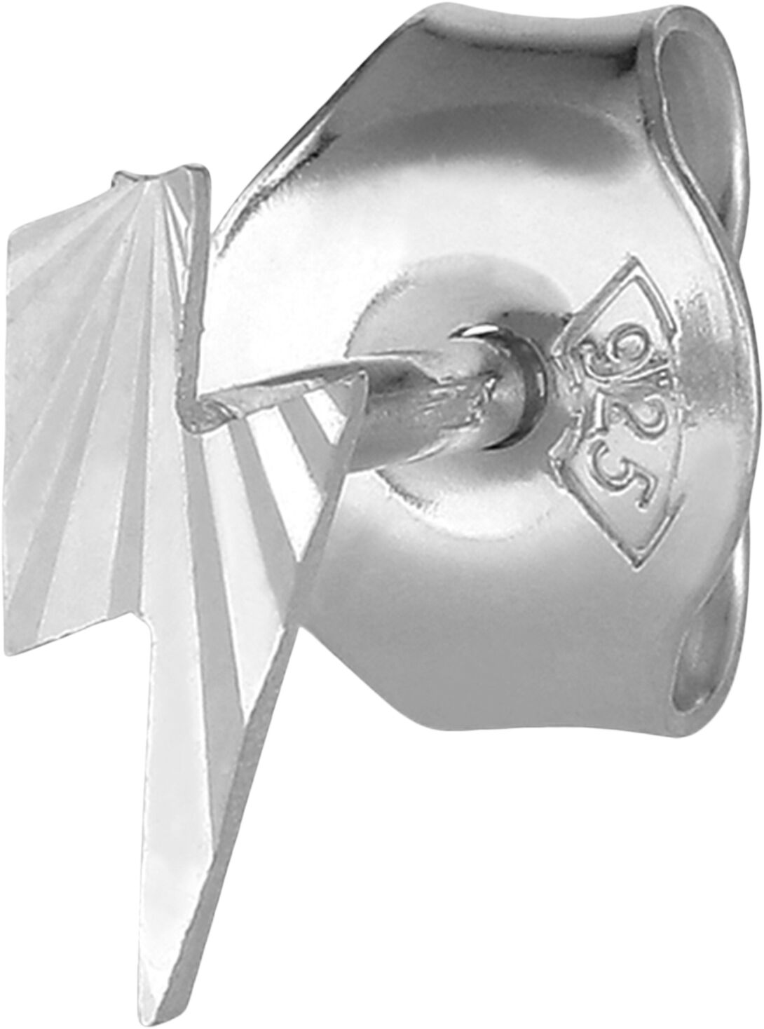 Reflection Lightning Stud, sterling silver