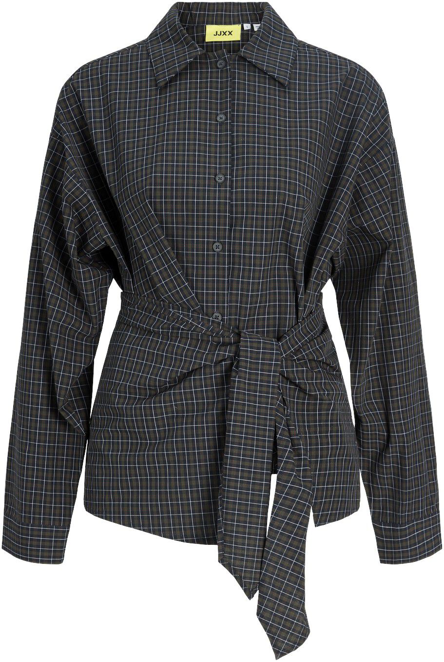 Jxviola Poplin Ls Wrap Tie Shirt Wvn