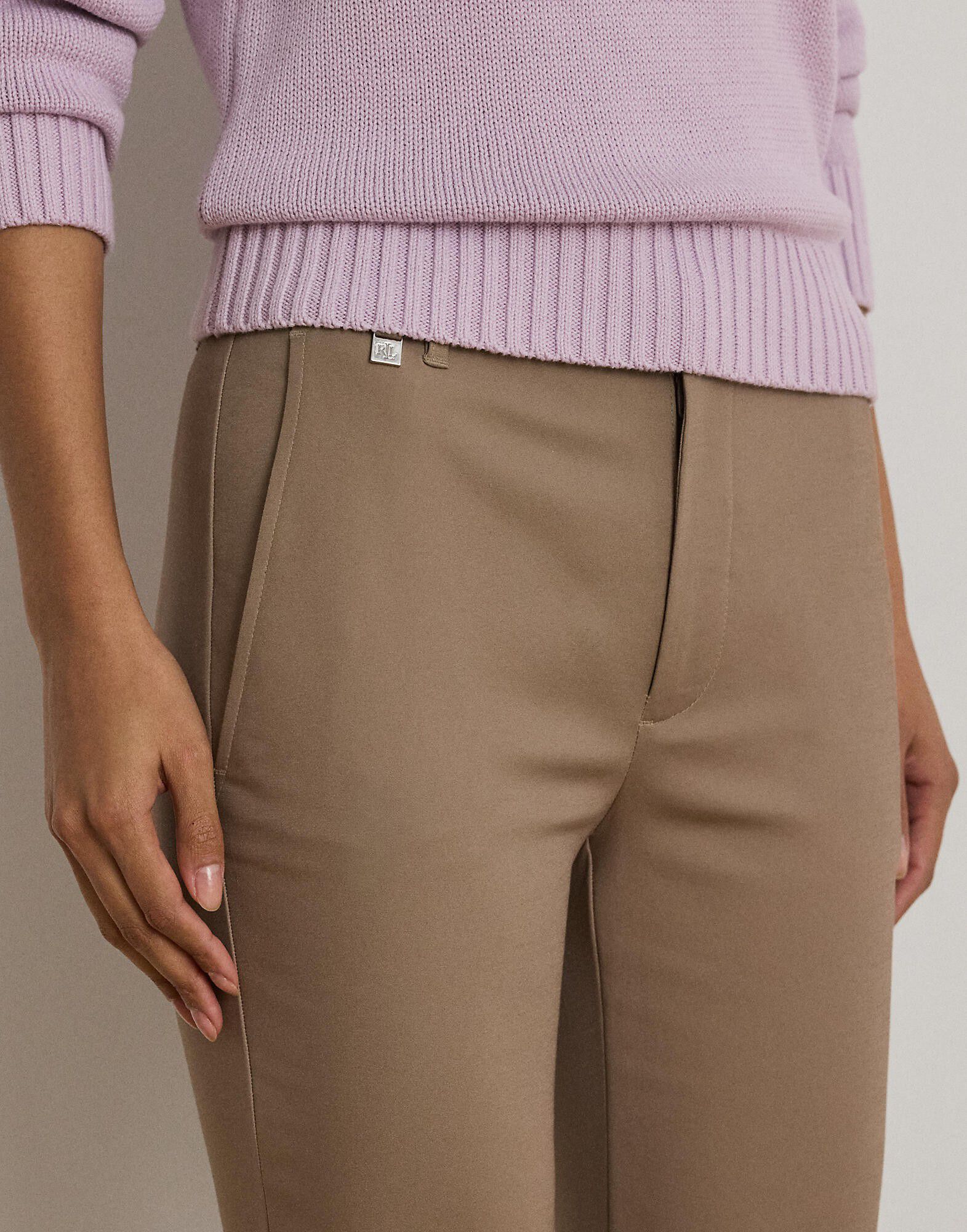 Double-Faced Stretch Cotton Pant
