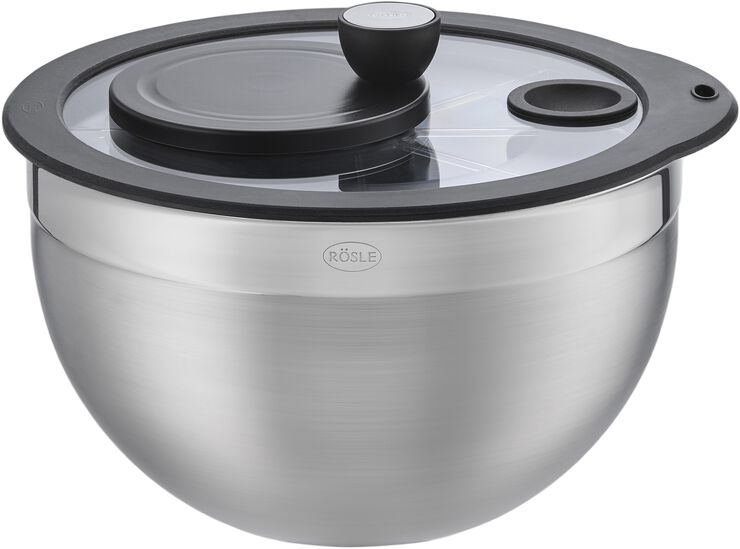 Salatslynge 5,4 liter 24 x 18,5 cm Stål/Svart