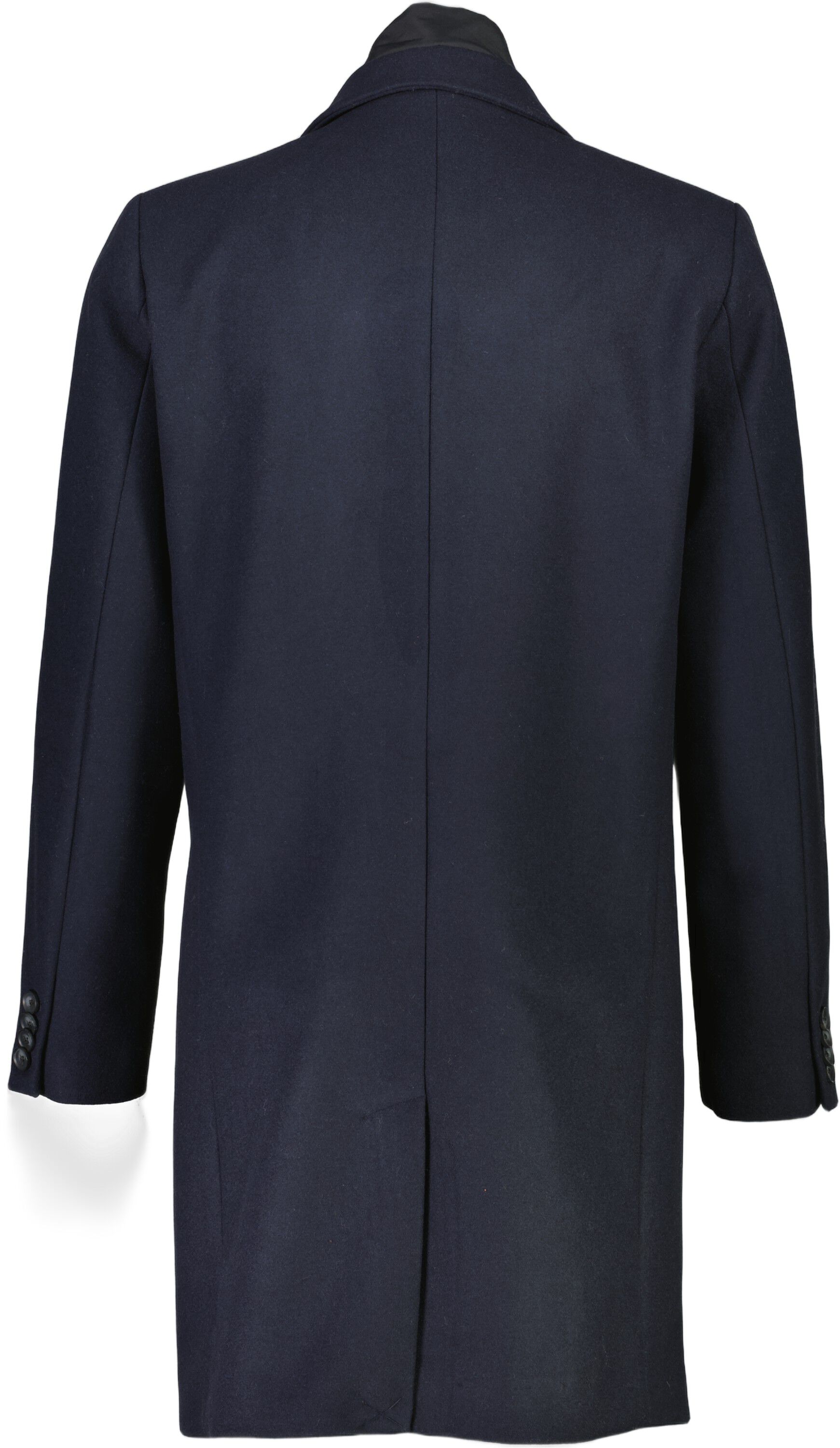 Detachable collar lapel coat