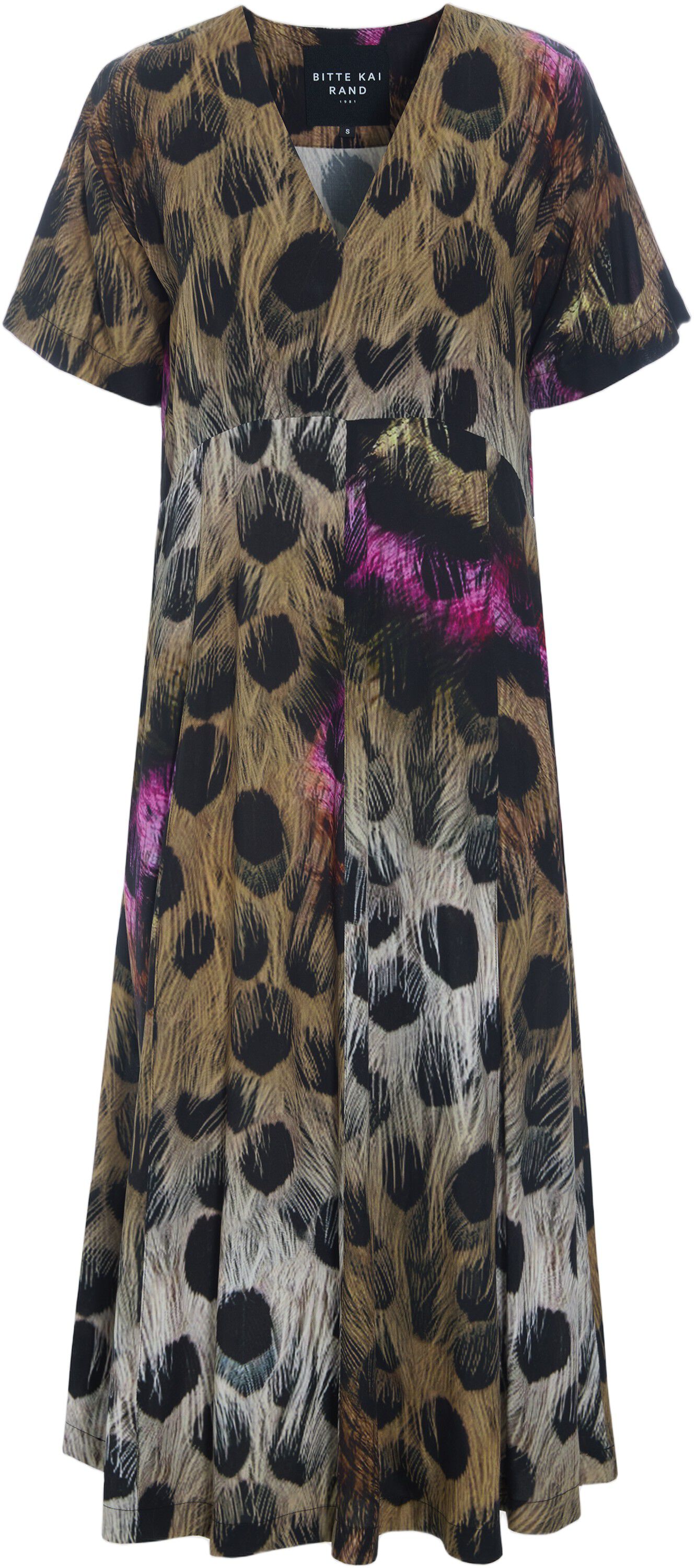 Haru kort&aelig;rmet kjole