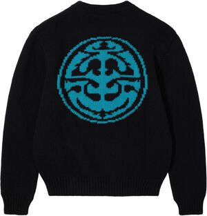 ELLIS SWEATER-BLACK/BALTIC