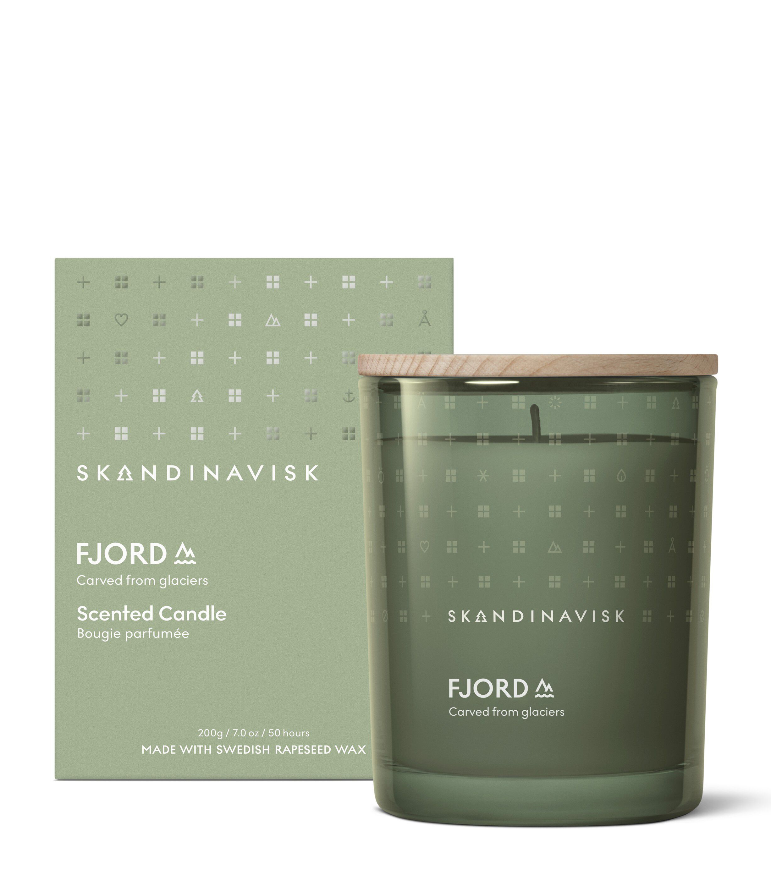 FJORD Scented Candle w Lid 200g