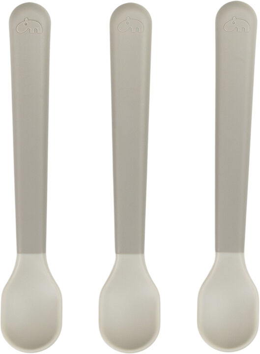 Foodie easy-grip babyske 3-pak Sand