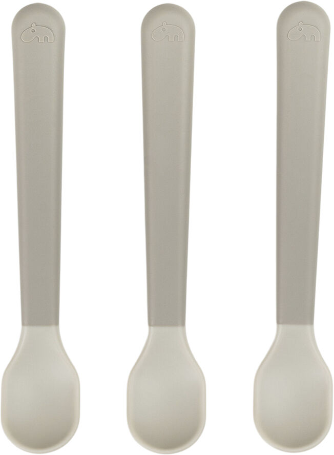 Foodie easy-grip babyske 3-pak Sand