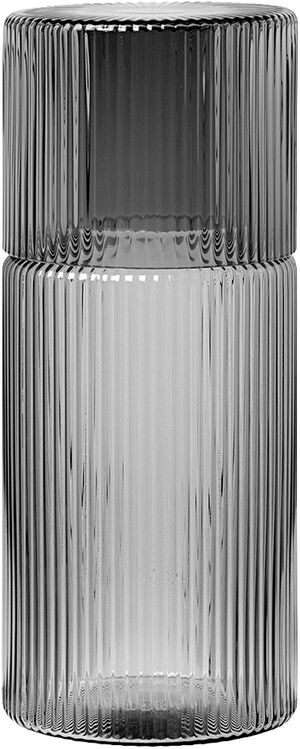 Ripple Small Carafe Set - Smoked Grey