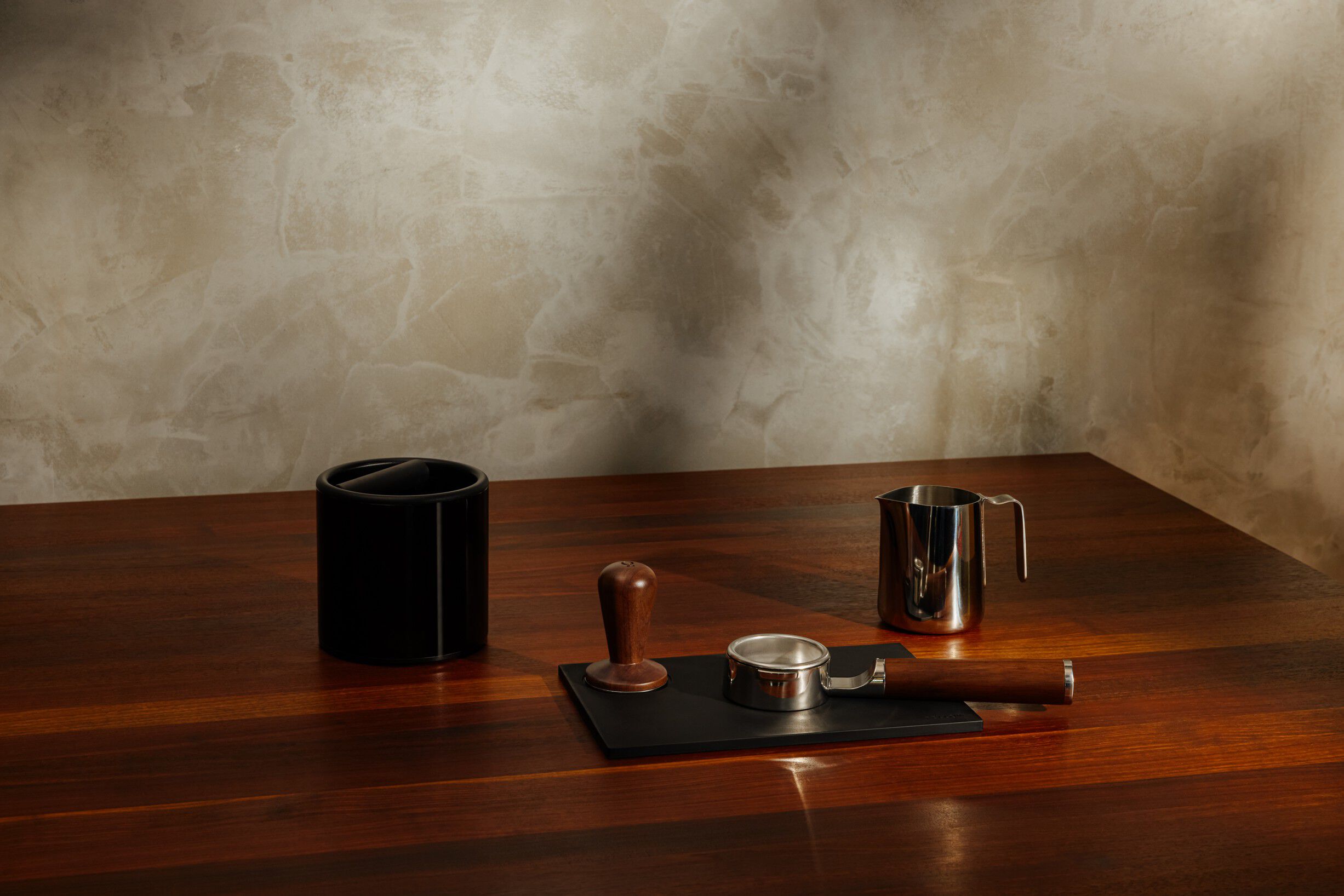 Espresso Tamping Mat black