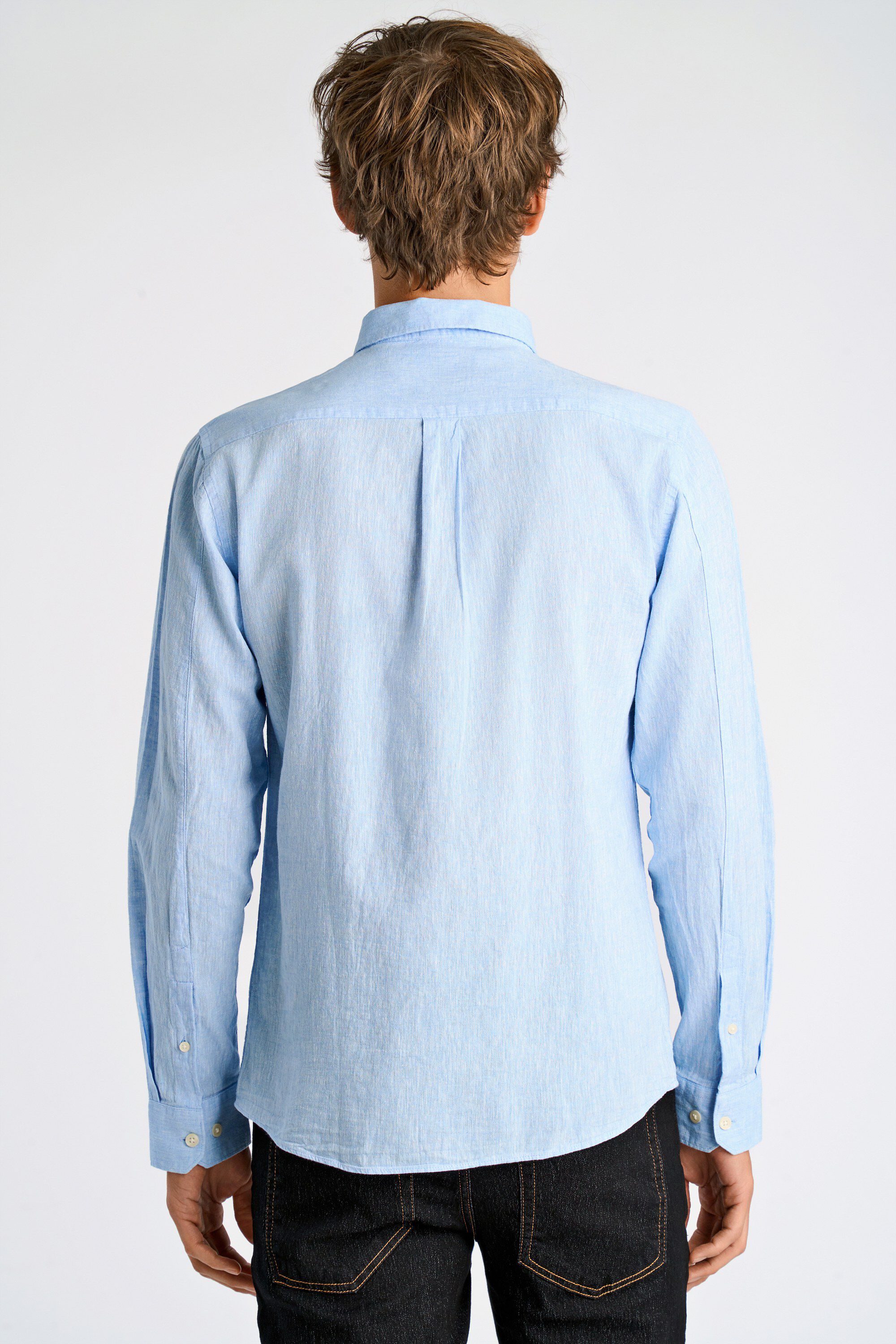 Cotton/linen shirt L/S