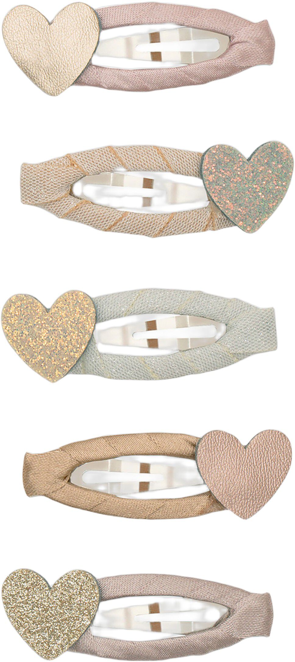 Mimi & Lula - 5 h&aring;rsp&aelig;nder - Mini Heart Shimmer Enchanted