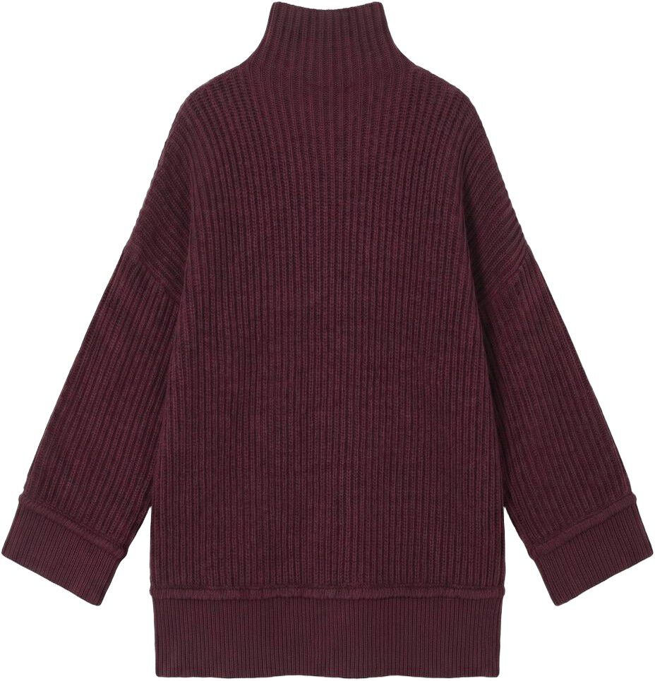 Tsrosa Ls High Neck Jumper Knt