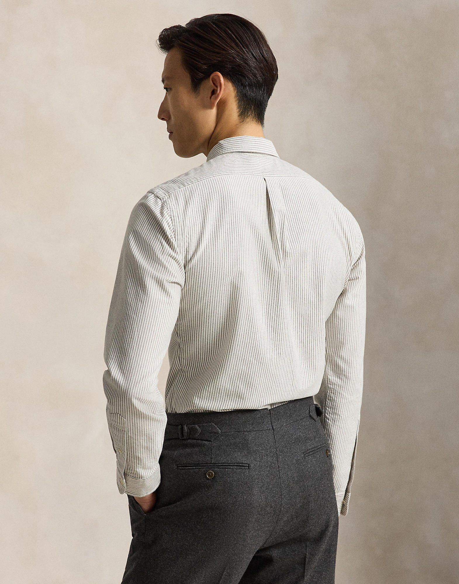 Custom Fit Striped Oxford Shirt