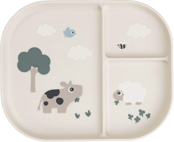 Foodie inddelt tallerken Tiny farm Sand