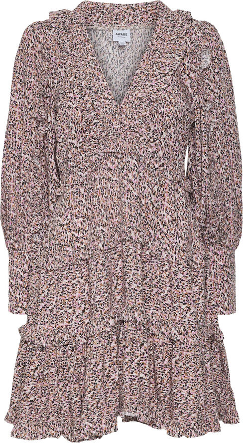 VMWOW LS V-NECK SHORT DRESS VMA