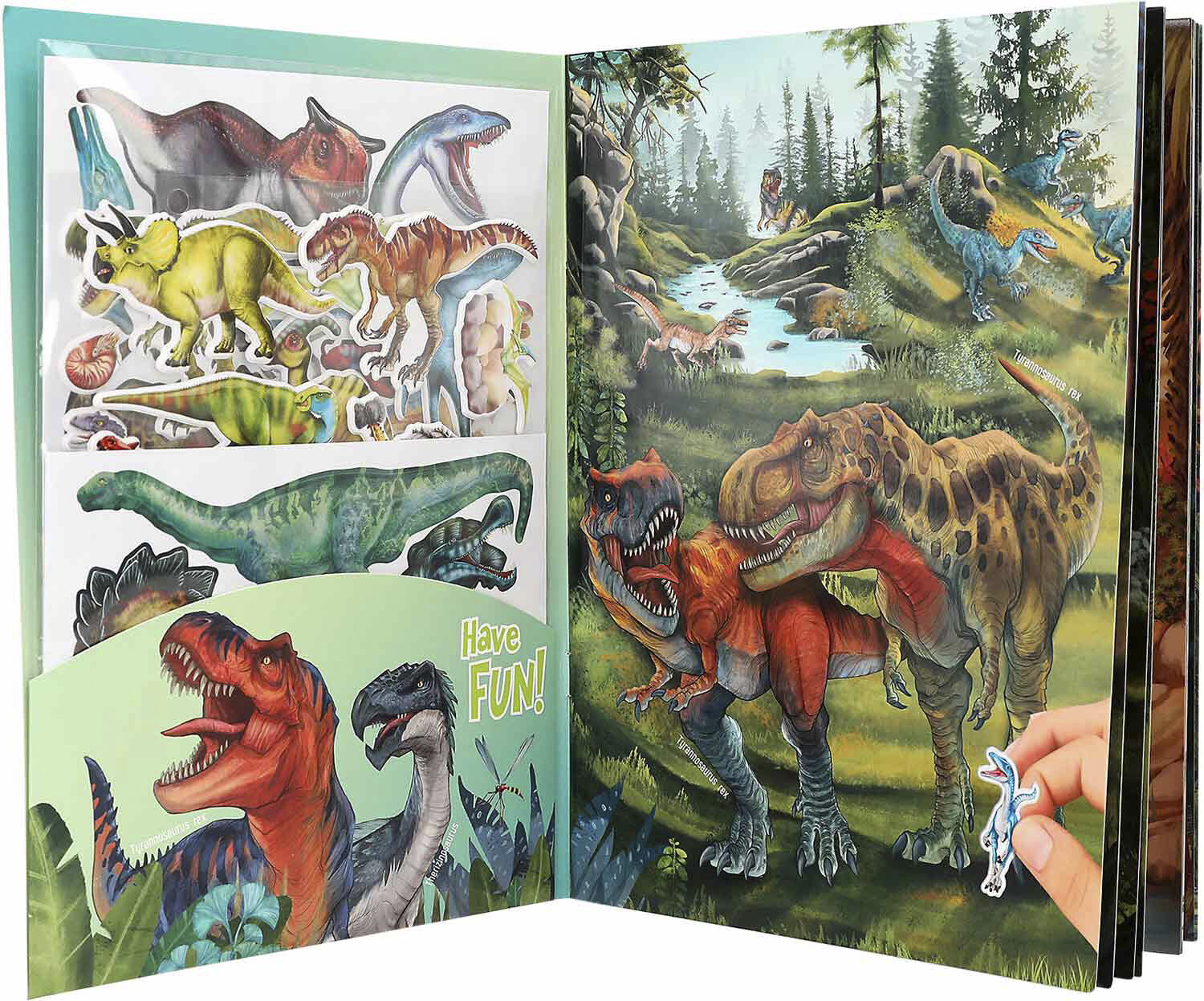 Dino World stickerworld puffy