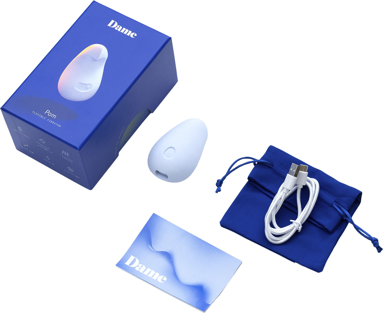 DAME PRODUCTS - POM FLEXIBLE VIBRATOR ICE
