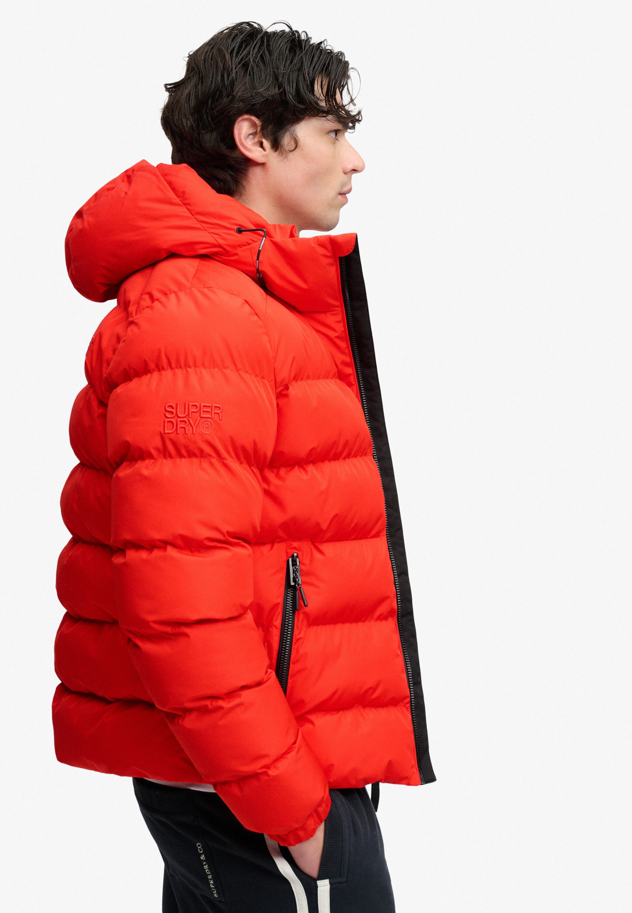 HOODED SPORTS PUFFER JACKET