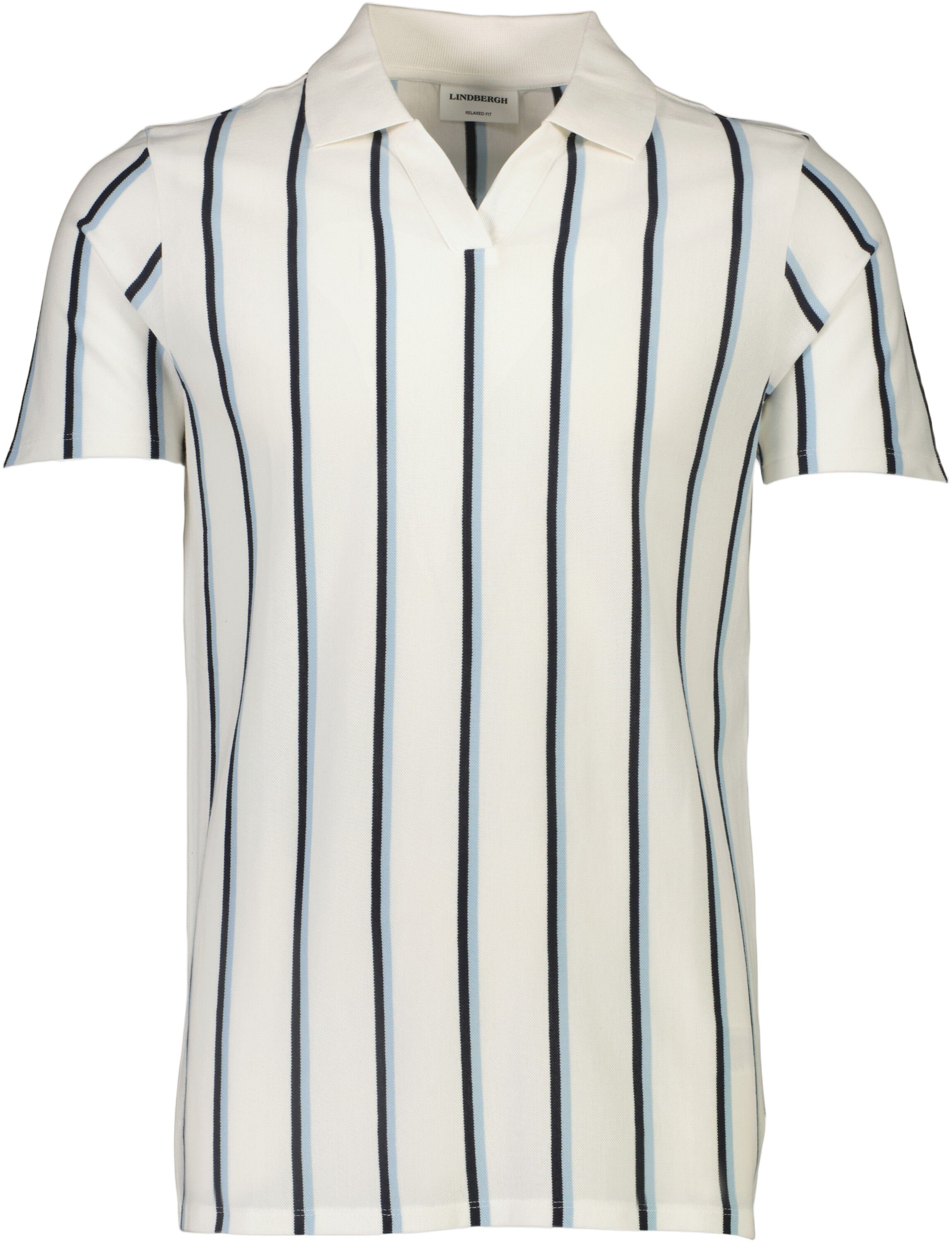 Striped piqu&eacute; polo shirt S/S