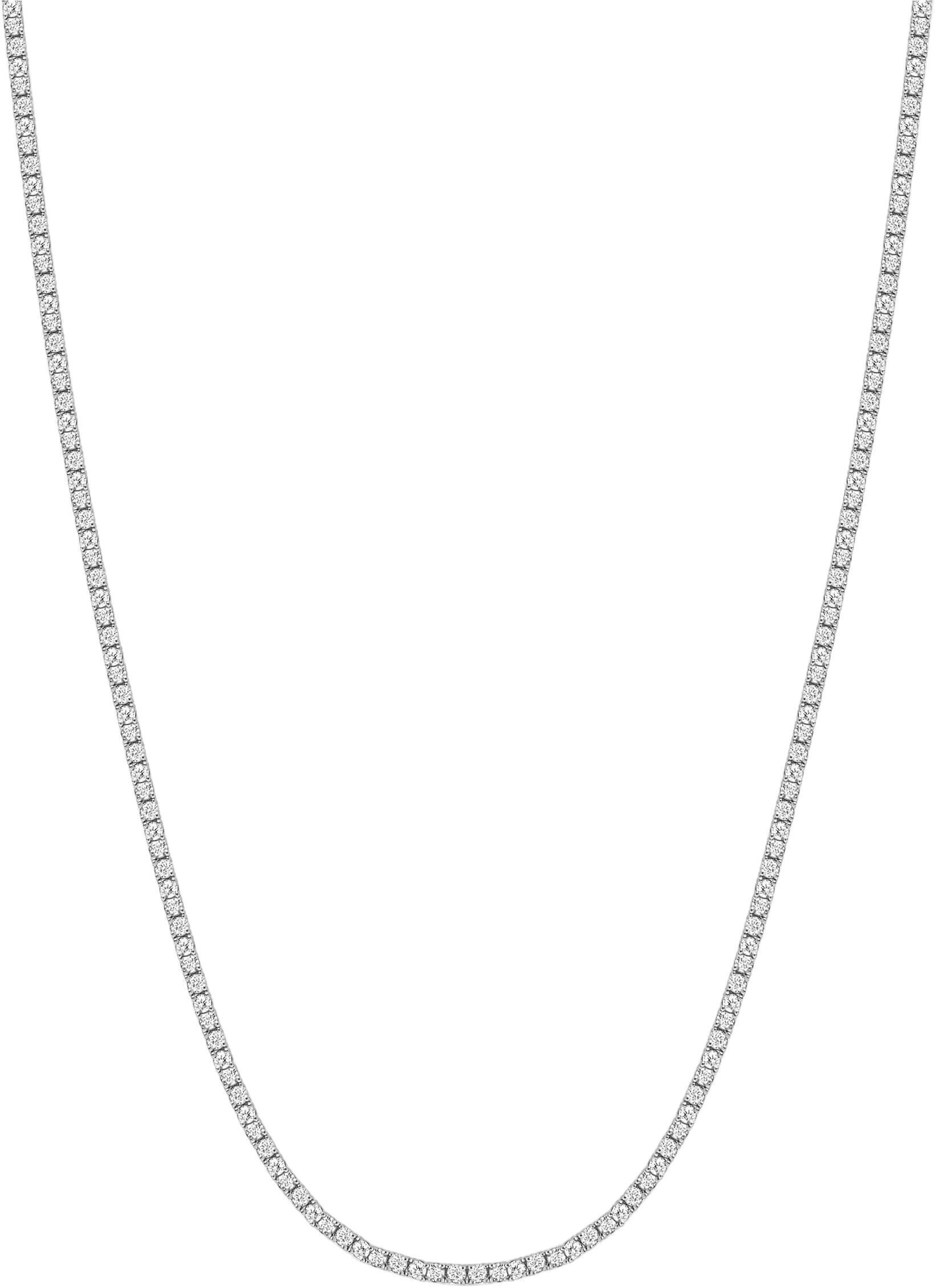 Women's Silver Mini Tennis Choker