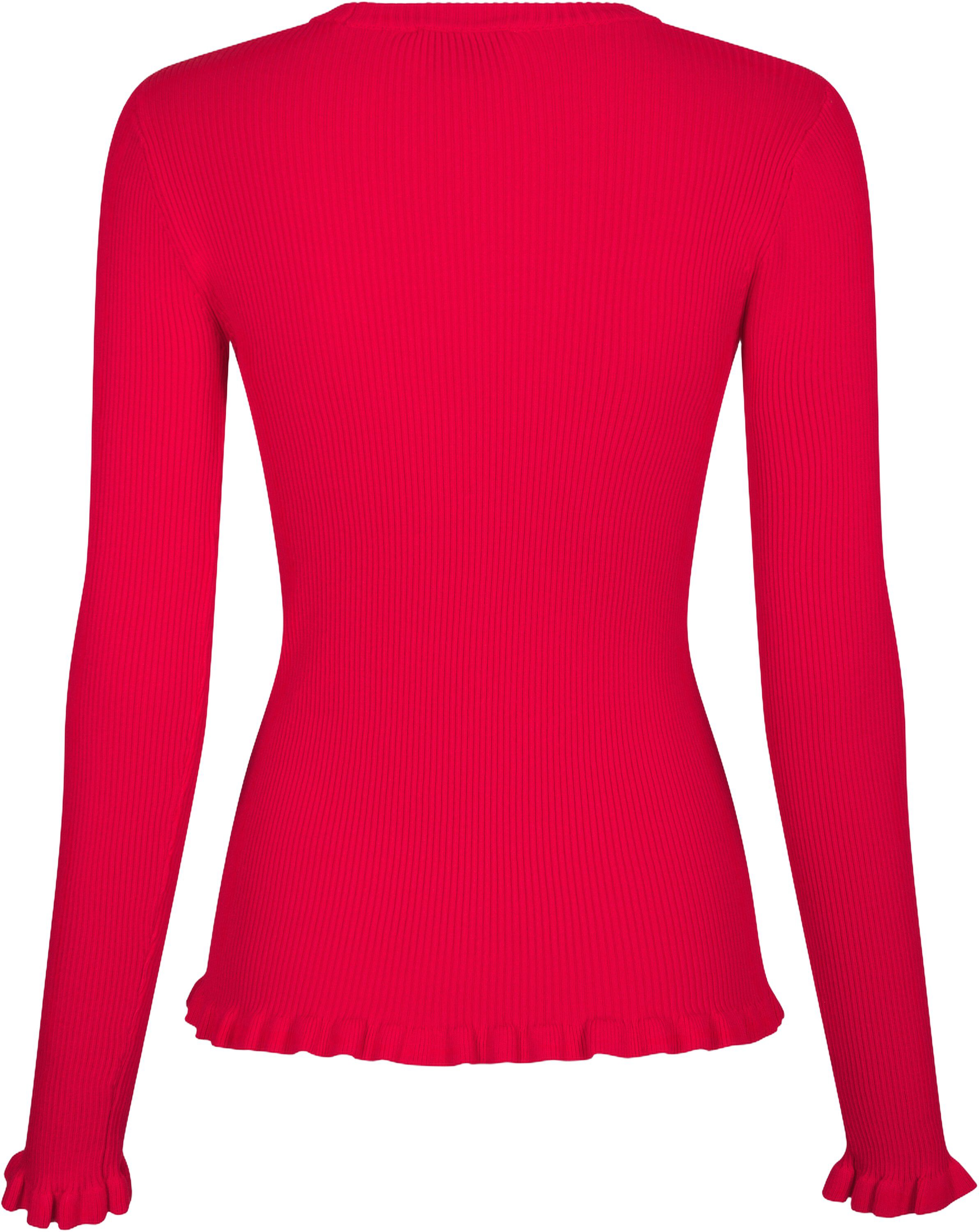 Nelle solid strikkebluse