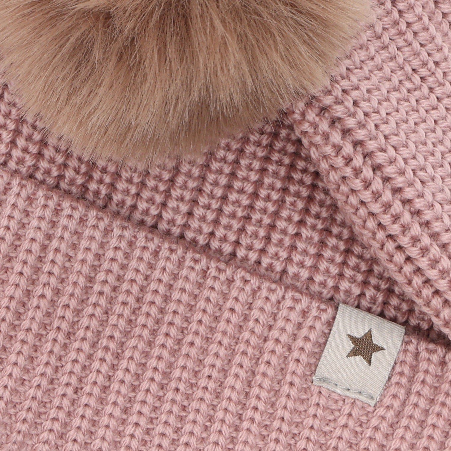 Beanie Wool Knit Pompoms