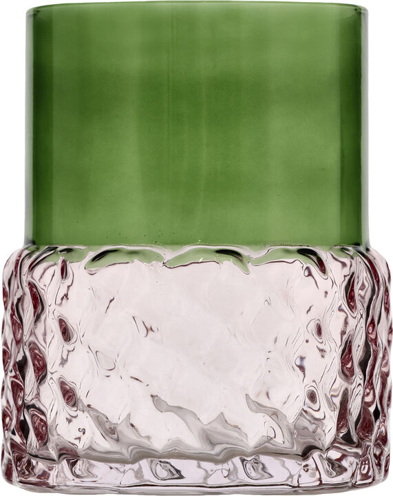 Telysestake Styles 7,7 x 10 cm Grønn/Rosa