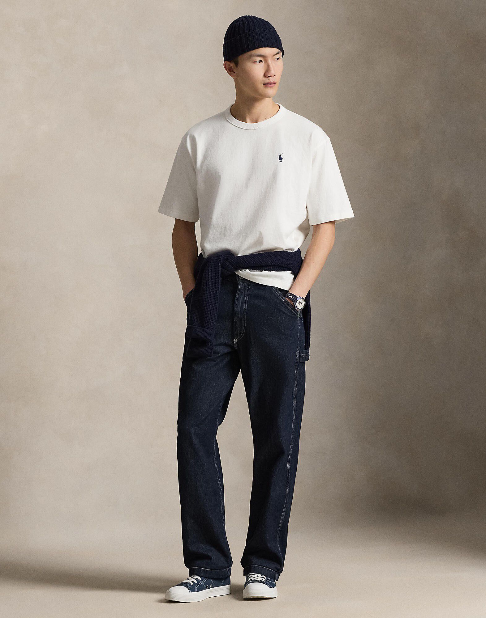 Relaxed Fit Jersey Crewneck T-Shirt