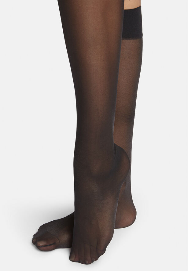 Satin touch 20 knæstrømpe