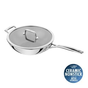 Wok 30 cm, 18/10 rustfritt st&aring;l