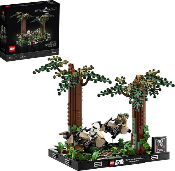 Diorama m/ Speederjagt på Endor 75353