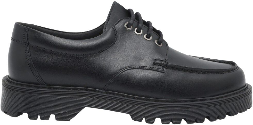 Pete Moc Toe - Black Leather