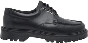 Pete Moc Toe - Black Leather