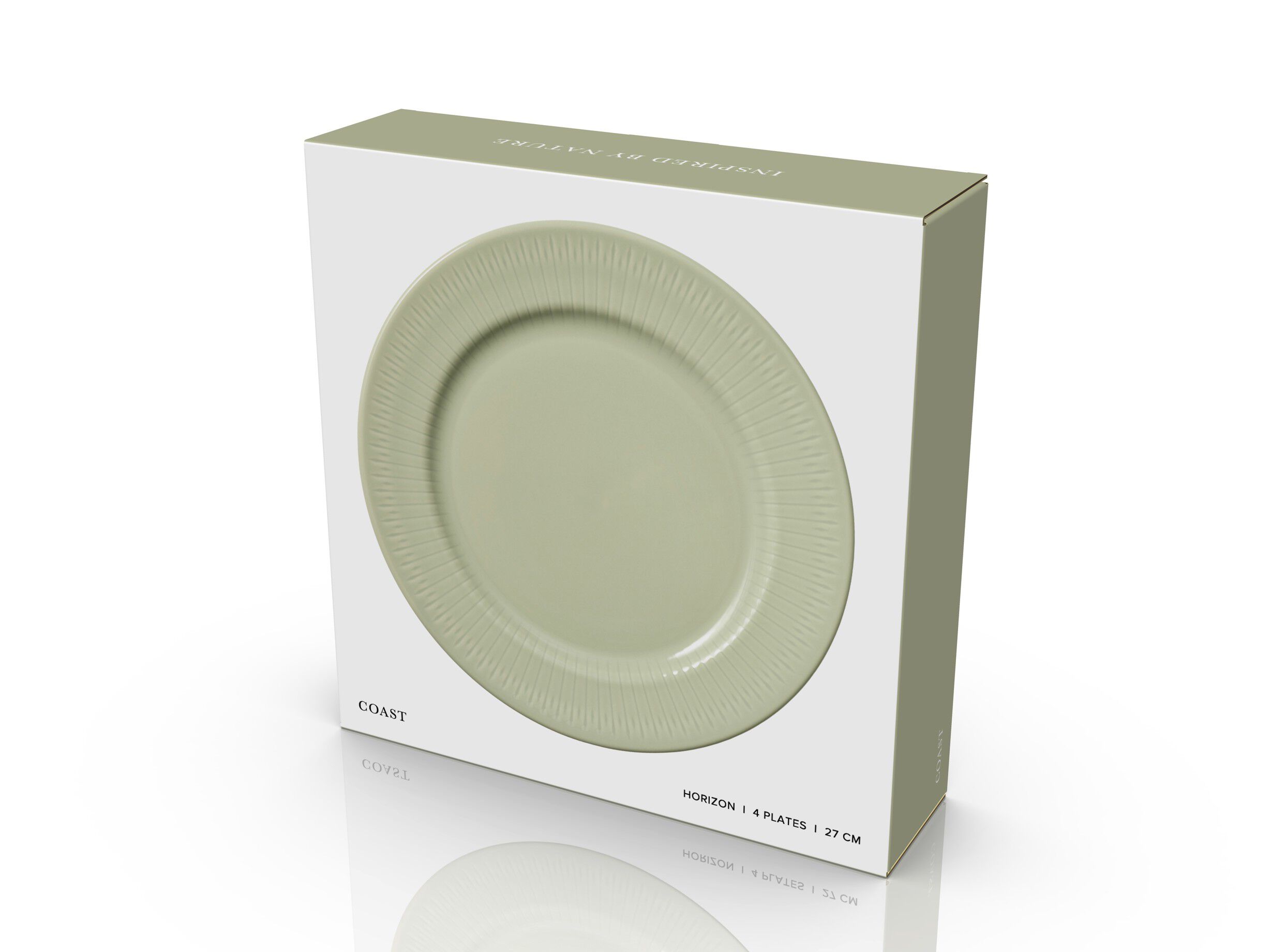 Middagstallerken Horizon 27 cm 4 stk. Grass